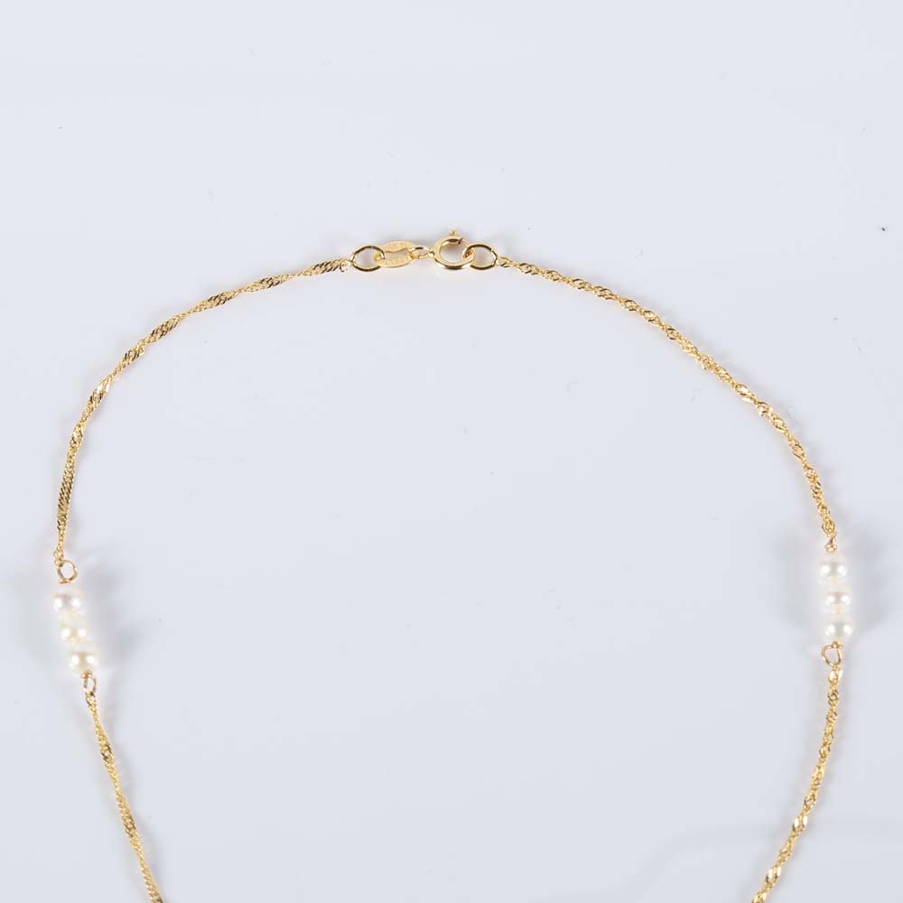 14K Gold Anklets EBTH