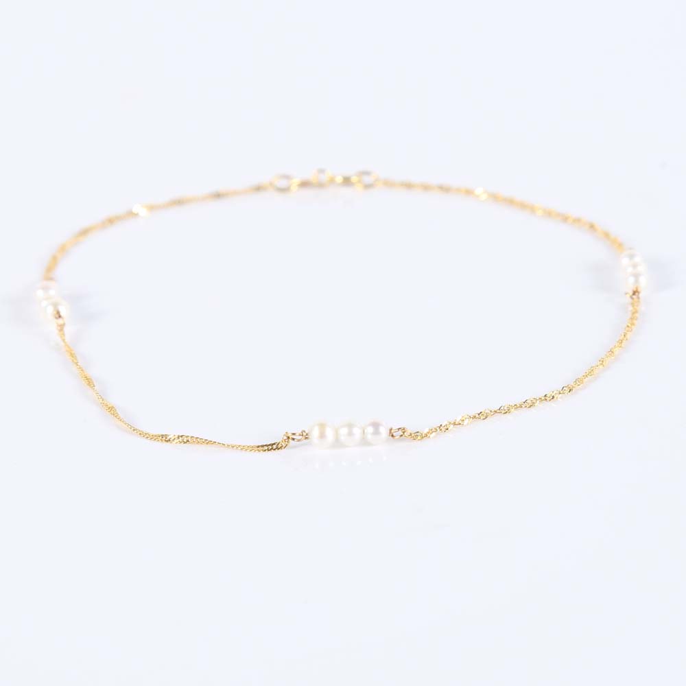14K Gold Anklets EBTH