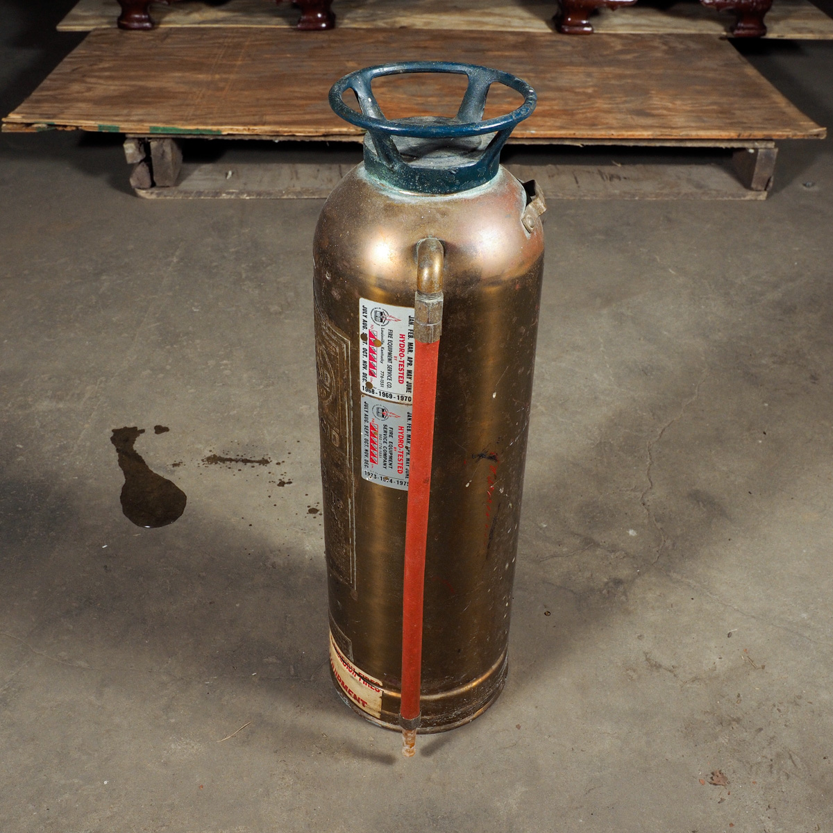 Brass Quick Aid Fire Extinguisher EBTH
