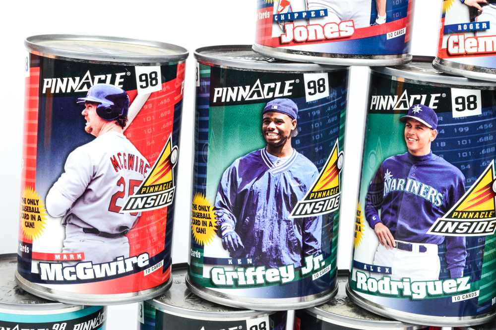 1998 Pinnacle Baseball Cards in a Can and Other Collectibles EBTH