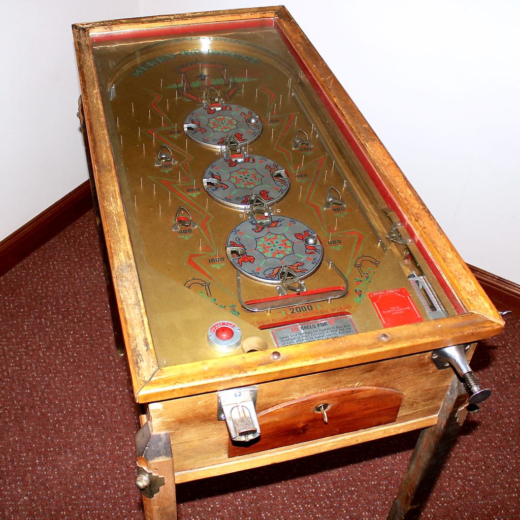 1934 Gottlieb "MerryGoRound" Pinball Game Table EBTH