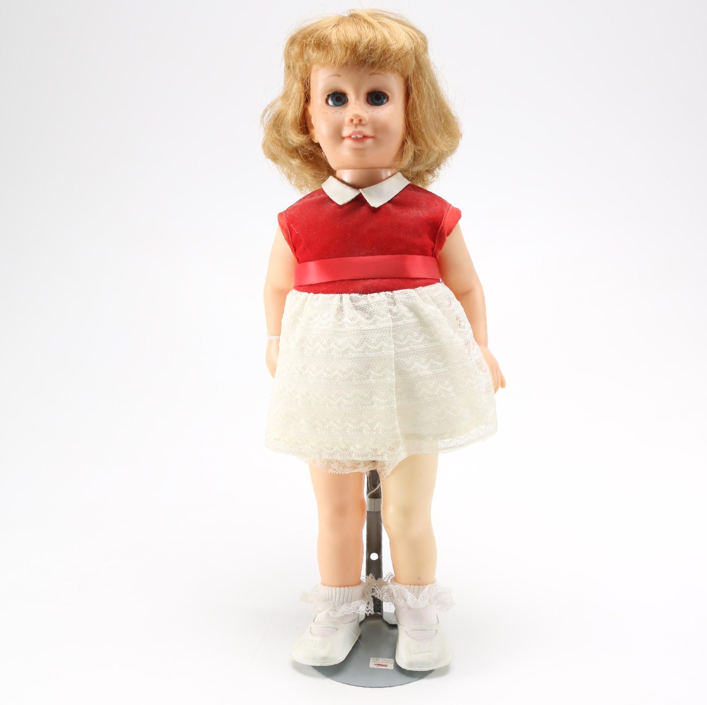 1961 Chatty Cathy With Hard Face And Dutch Boy Haircut Ebth