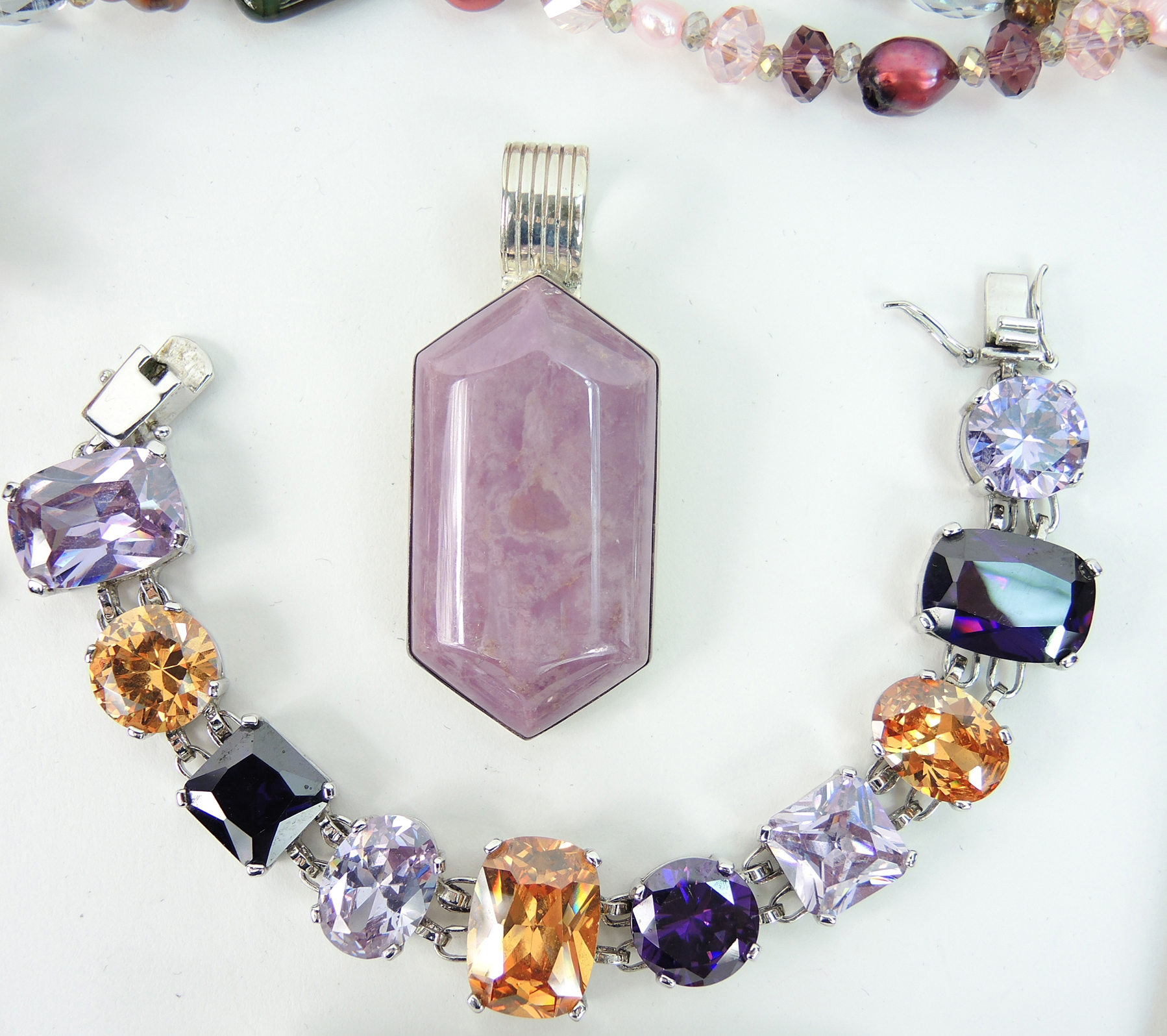 Purple Beaded Costume Jewelry with Nolan Miller and Sigrid Olsen EBTH