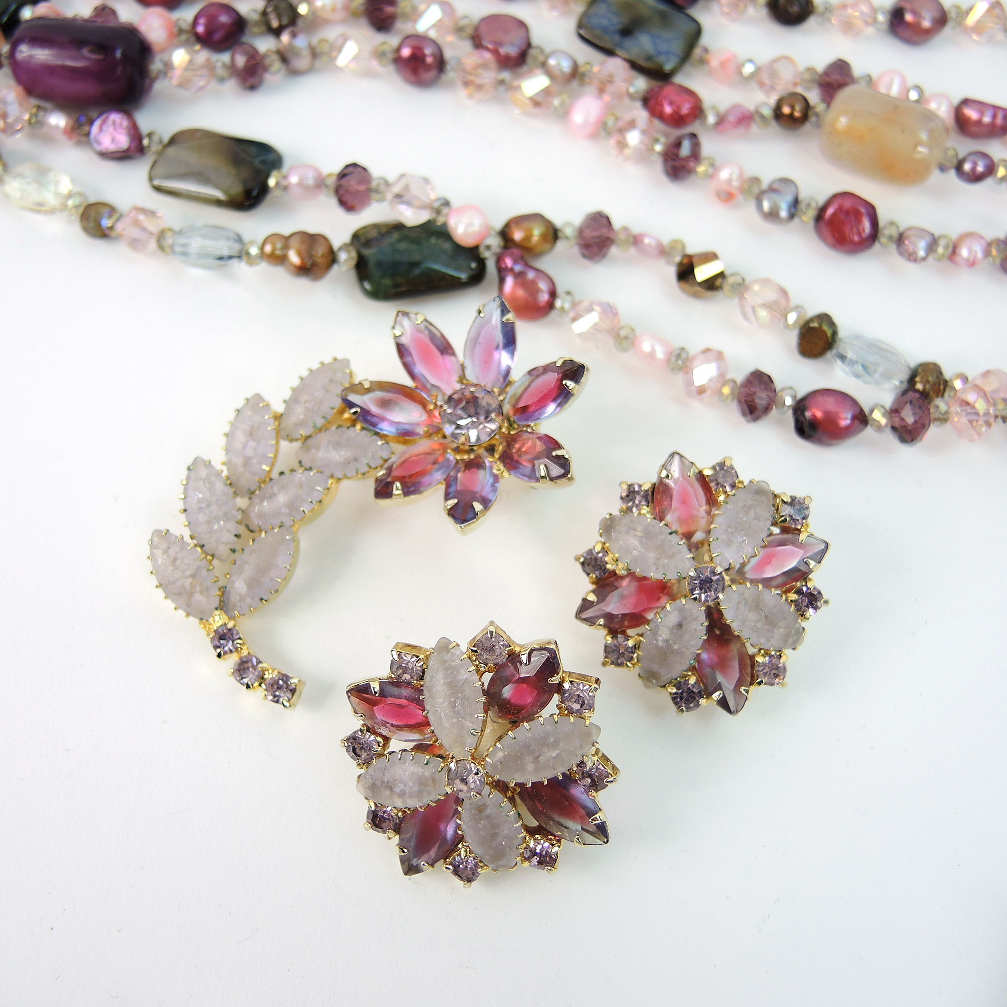 Purple Beaded Costume Jewelry with Nolan Miller and Sigrid Olsen EBTH