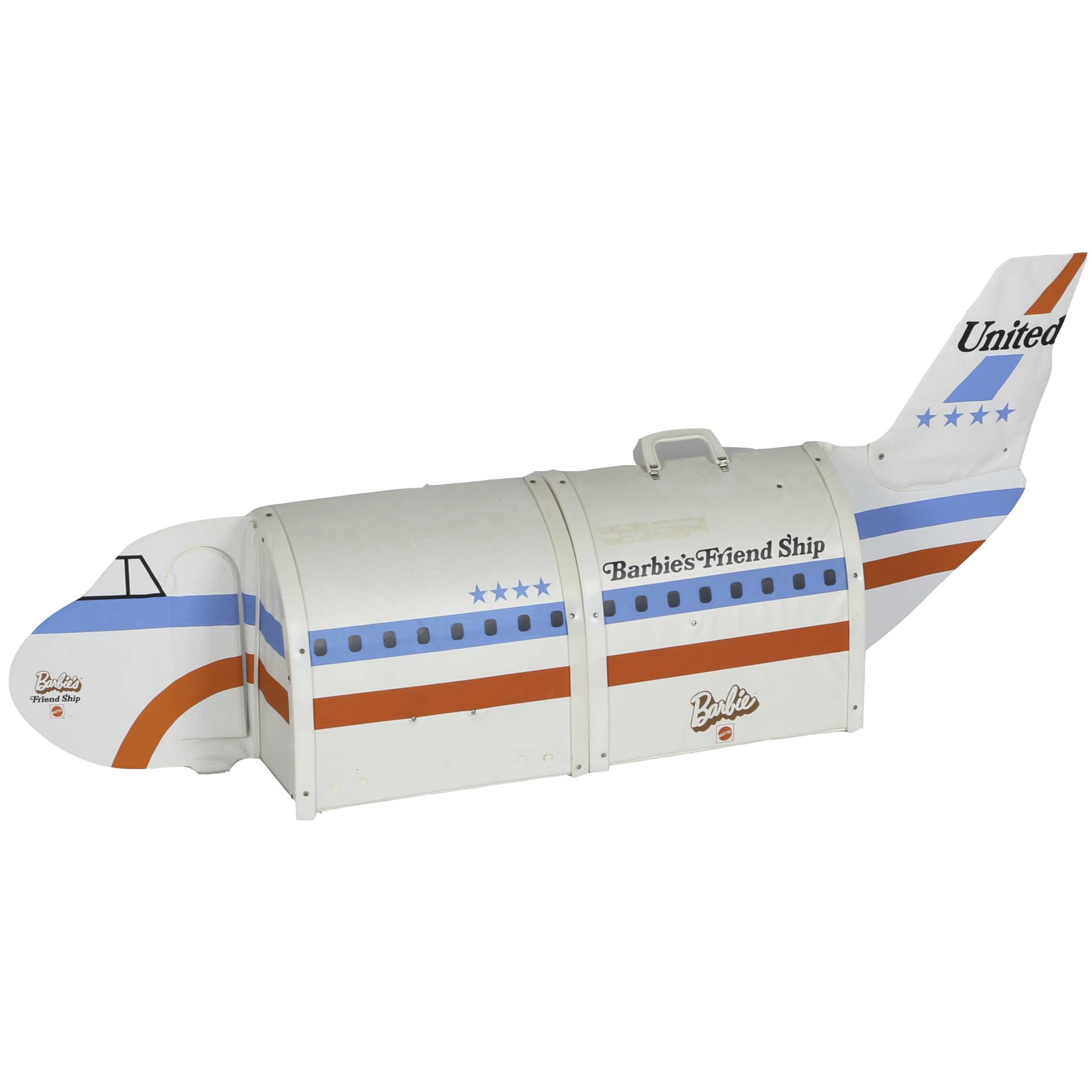 barbie united airplane