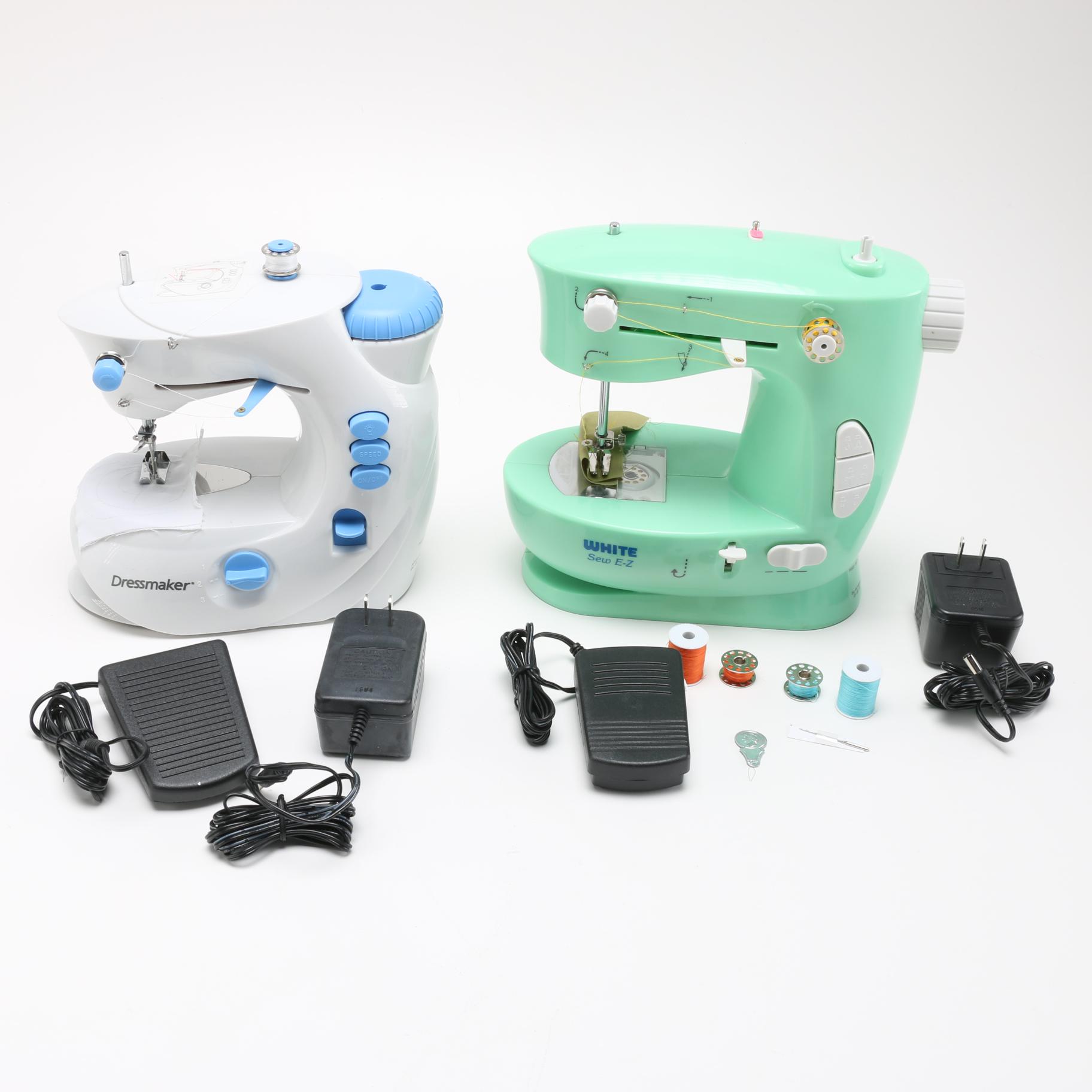 White Sew E Z Sewing Machine and Dressmaker Sewing Machine EBTH