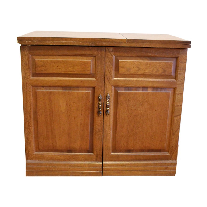 Parsons Wood Sewing Cabinet Ebth