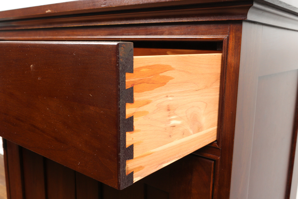 Restoration Hardware "Marston" Cherry Nightstand by Michaels Furniture