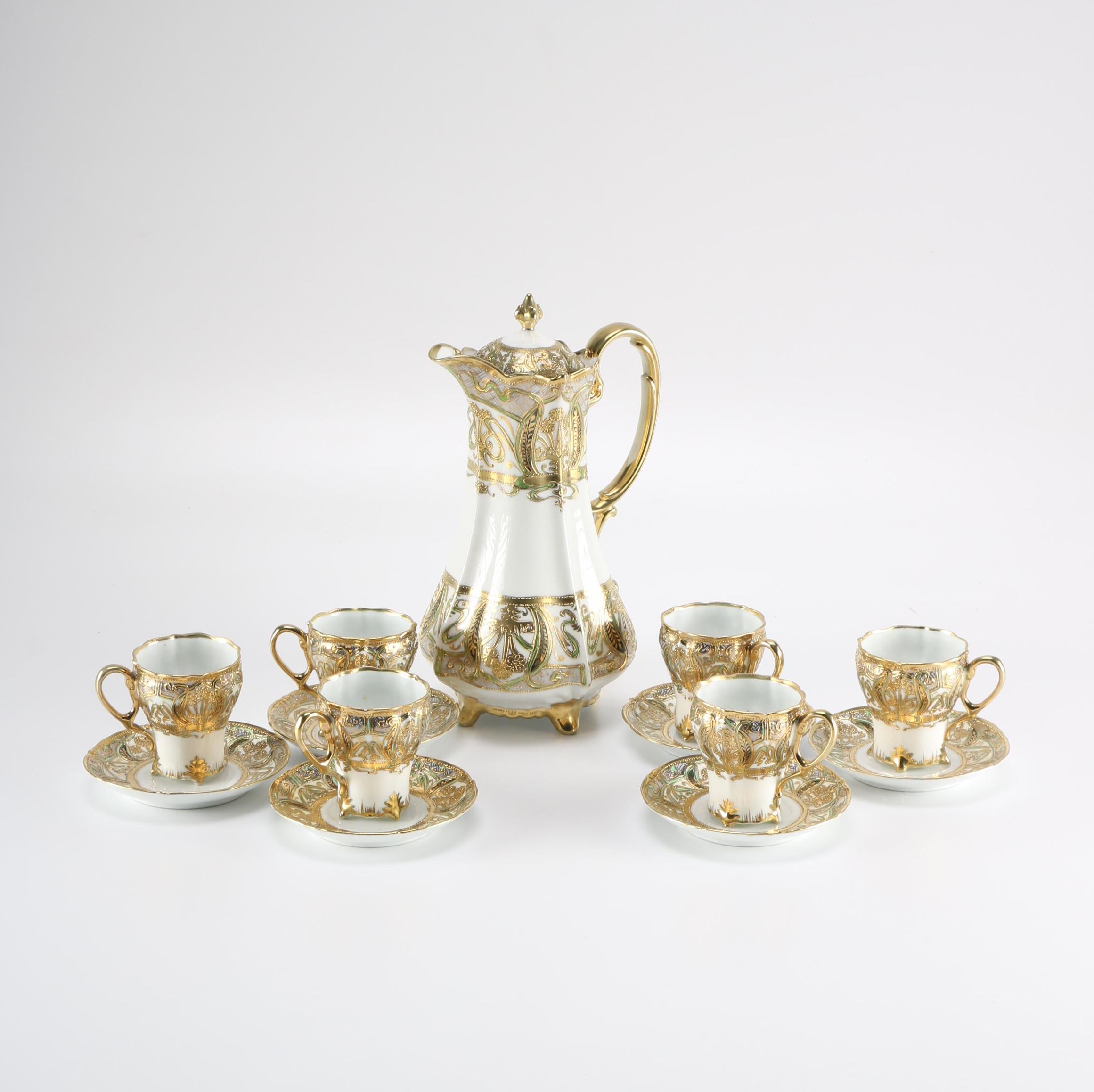 HandPainted Noritake Nippon Tea Set EBTH