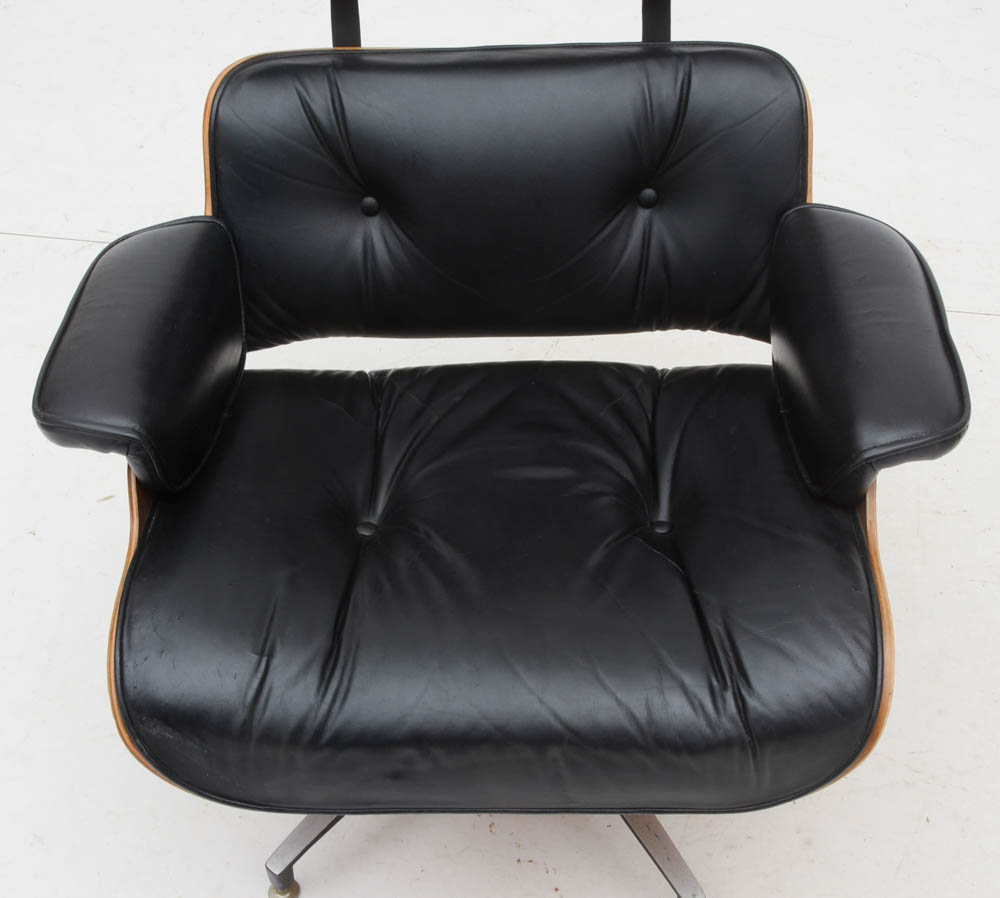 Eames Style Chair with Footstool EBTH