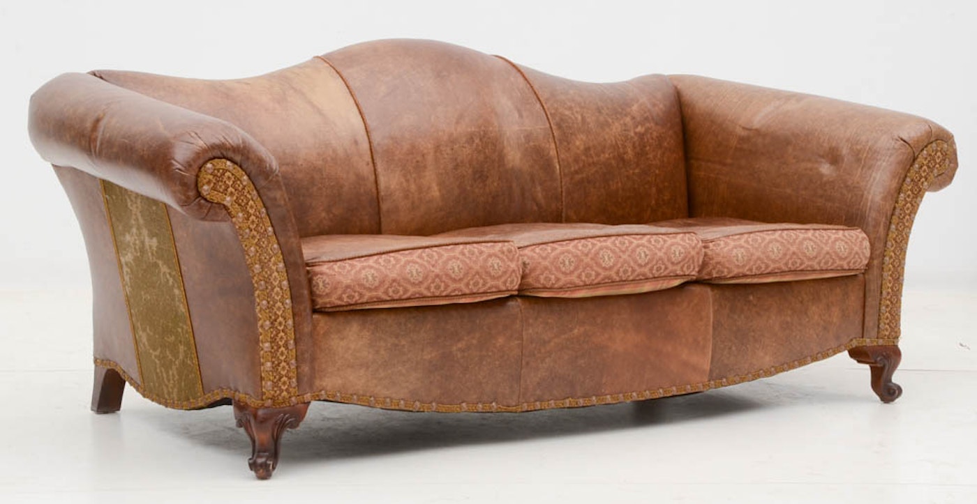 jeff zimmerman leather sofa