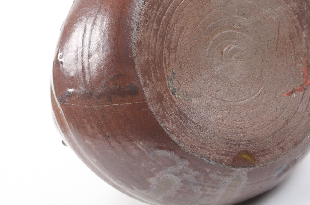 Pair of Japanese Mizusashi Tea Ceremony Vessels with Boxes EBTH