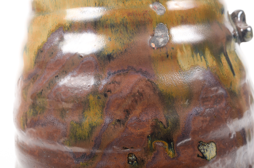 Pair of Japanese Mizusashi Tea Ceremony Vessels with Boxes EBTH