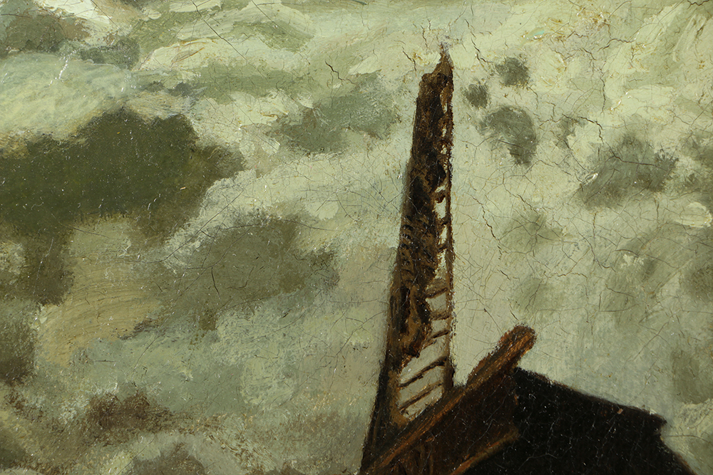 Late 19th-Century Oil Painting on Canvas Dutch Scene : EBTH