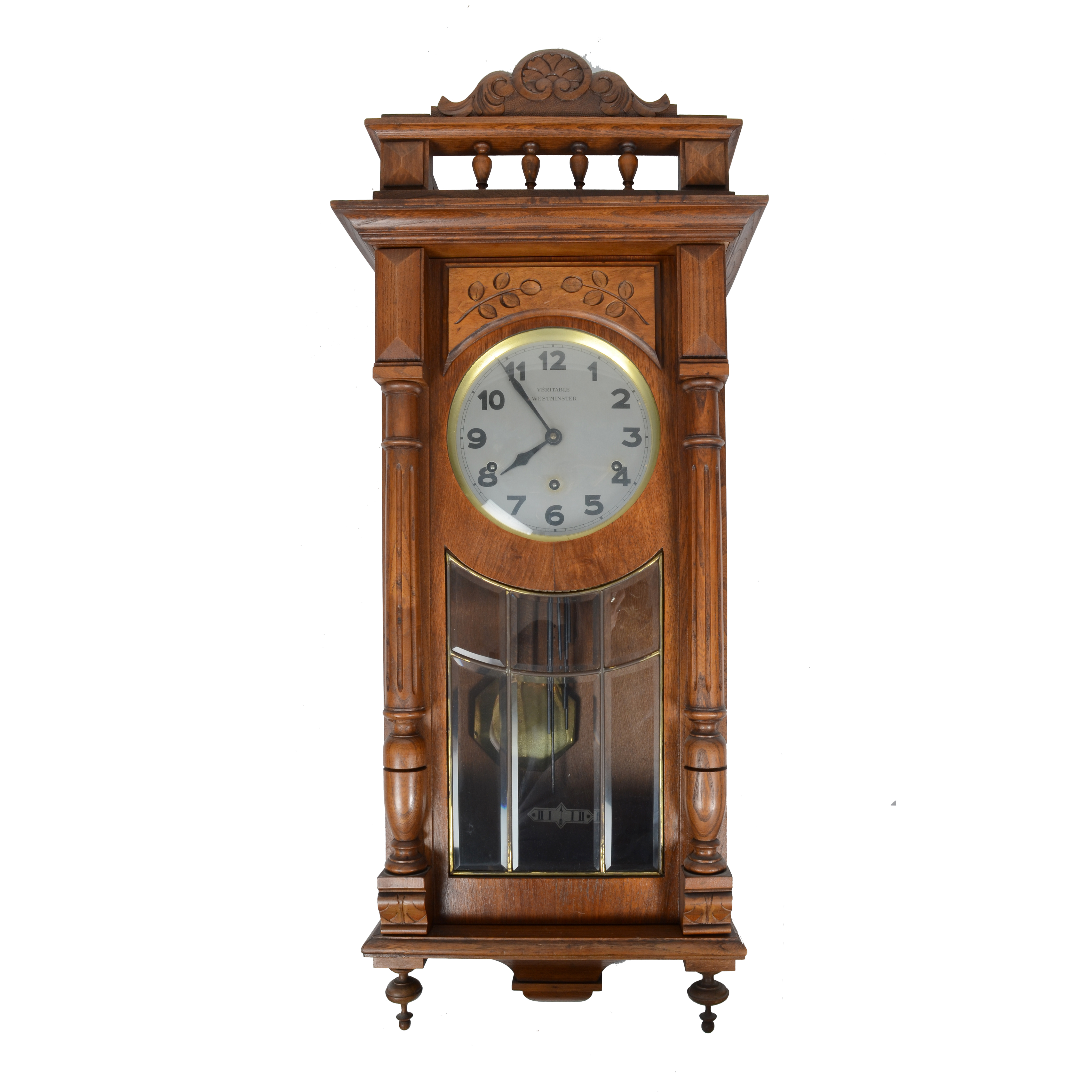 Veritable Westminster Wood Wall Clock EBTH