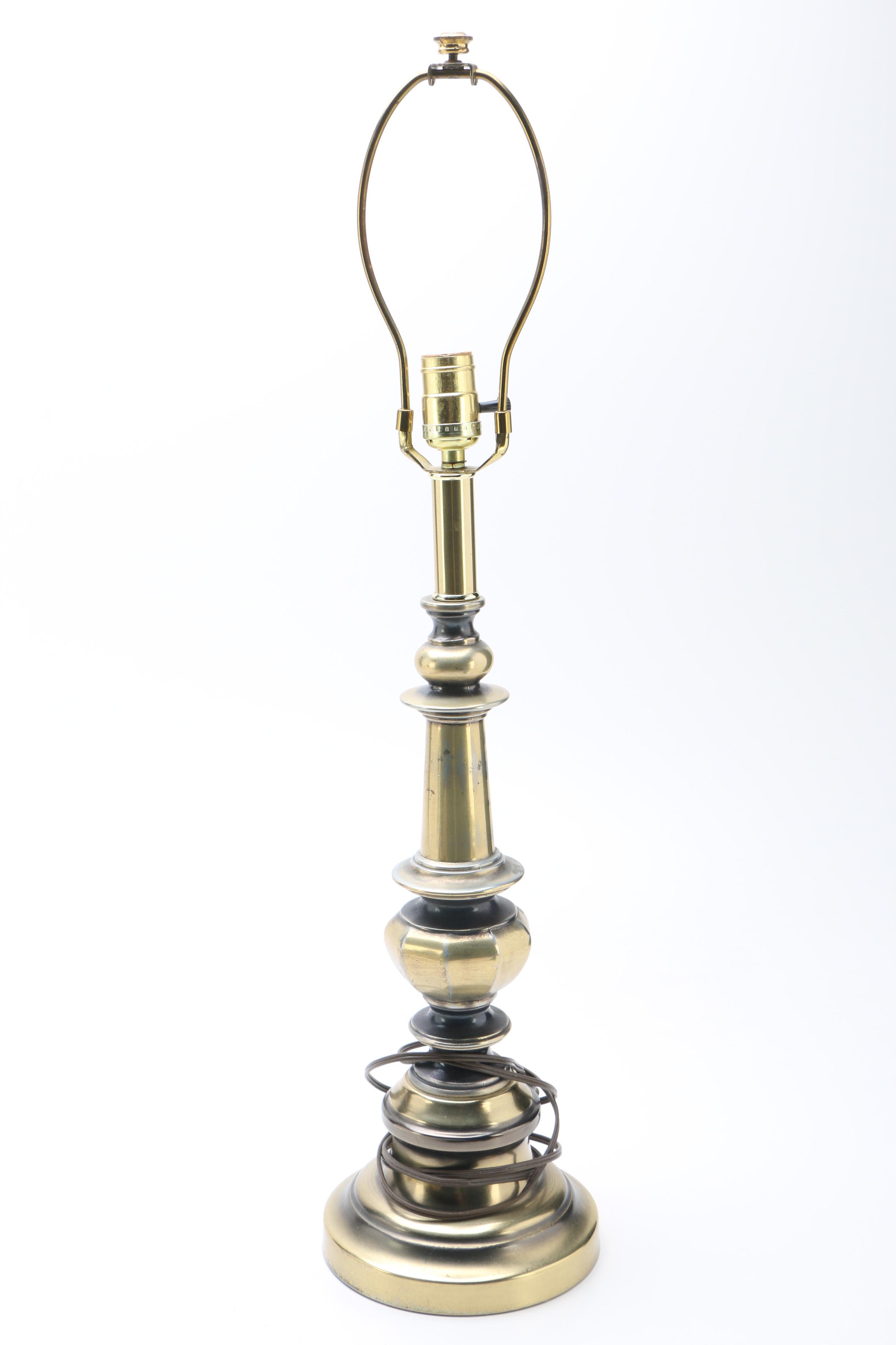Brass Candlestick Table Lamps EBTH