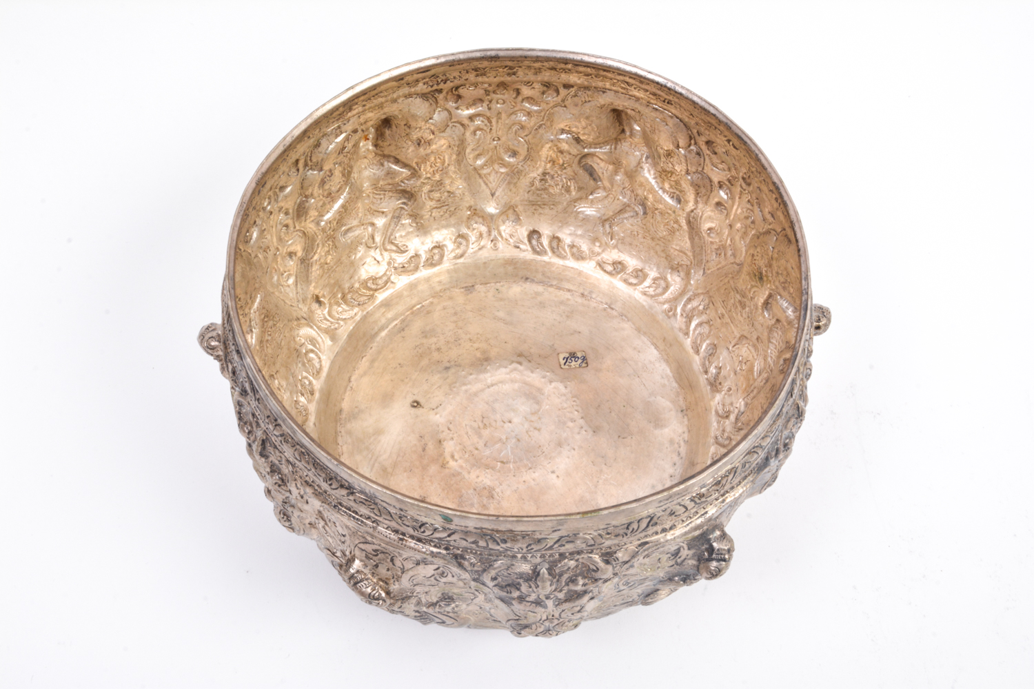 Collection of Silver Plate Thai Bowls EBTH