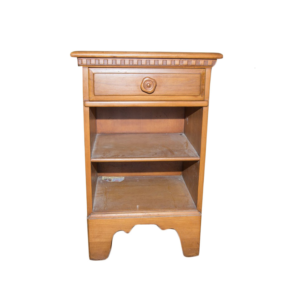 Vintage One Drawer Nightstand By Davis Cabinet Company Ebth