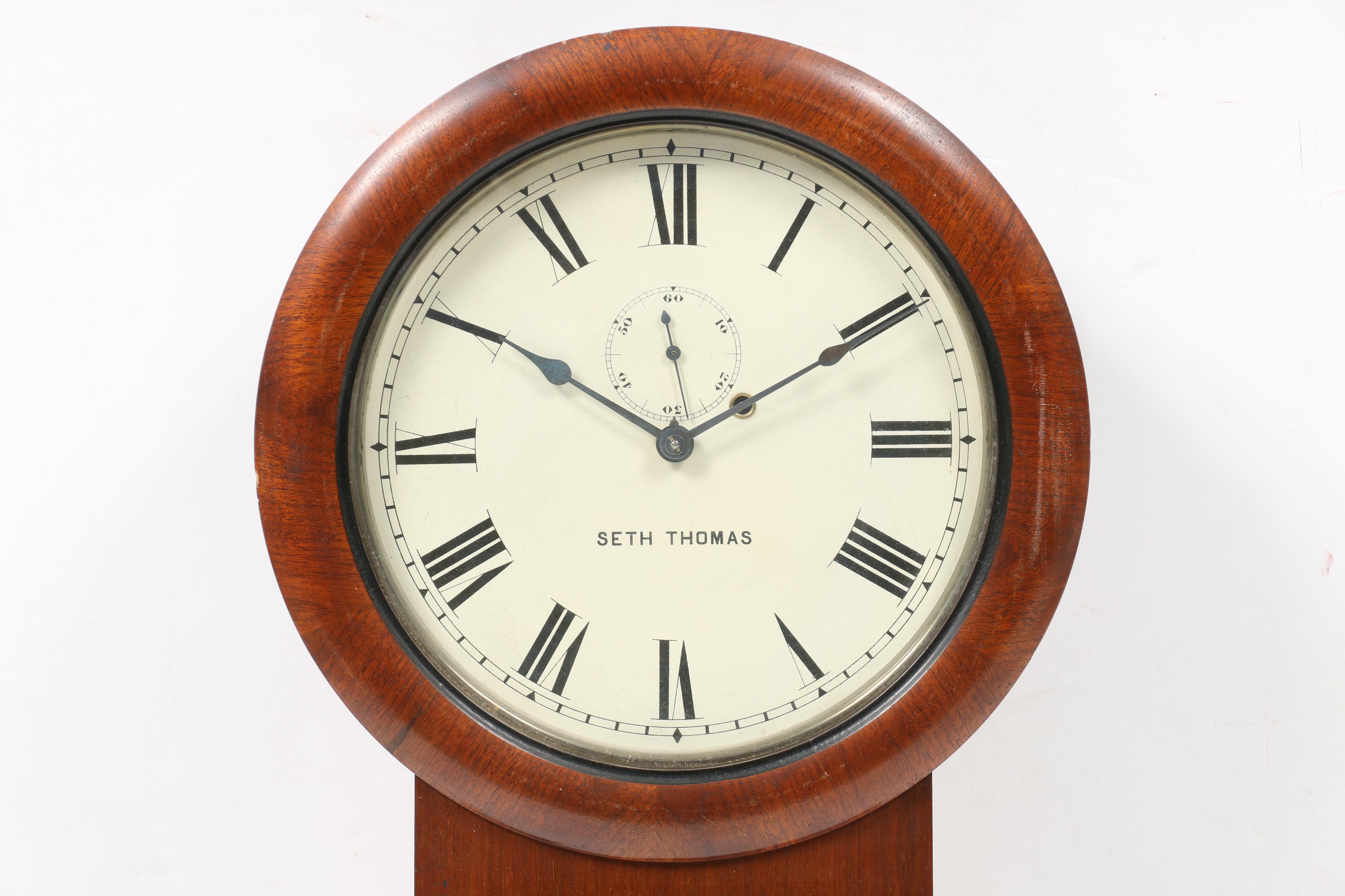 Antique Seth Thomas Wall Pendulum Clock EBTH