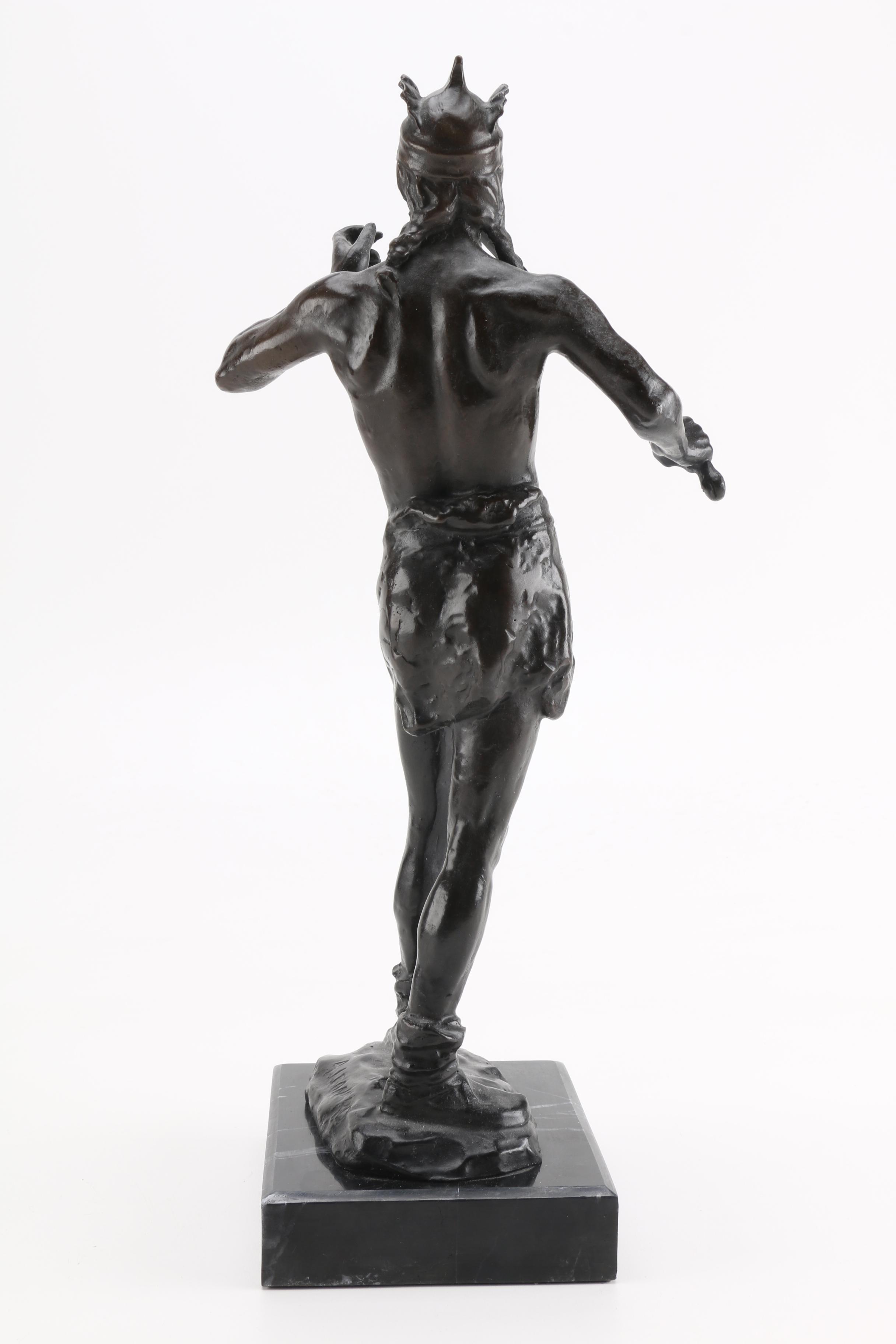 A. Leonard Cast Metal Sculpture EBTH