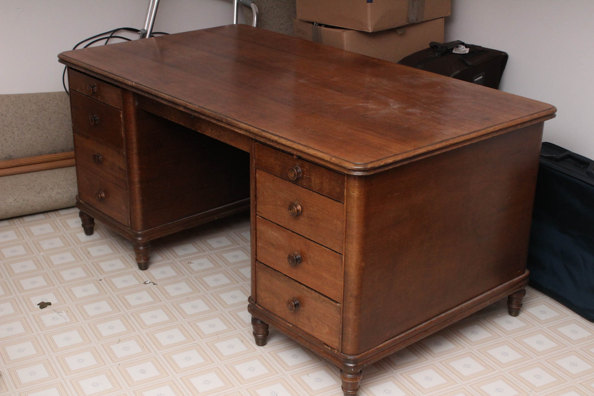 Oak Executive Desk EBTH