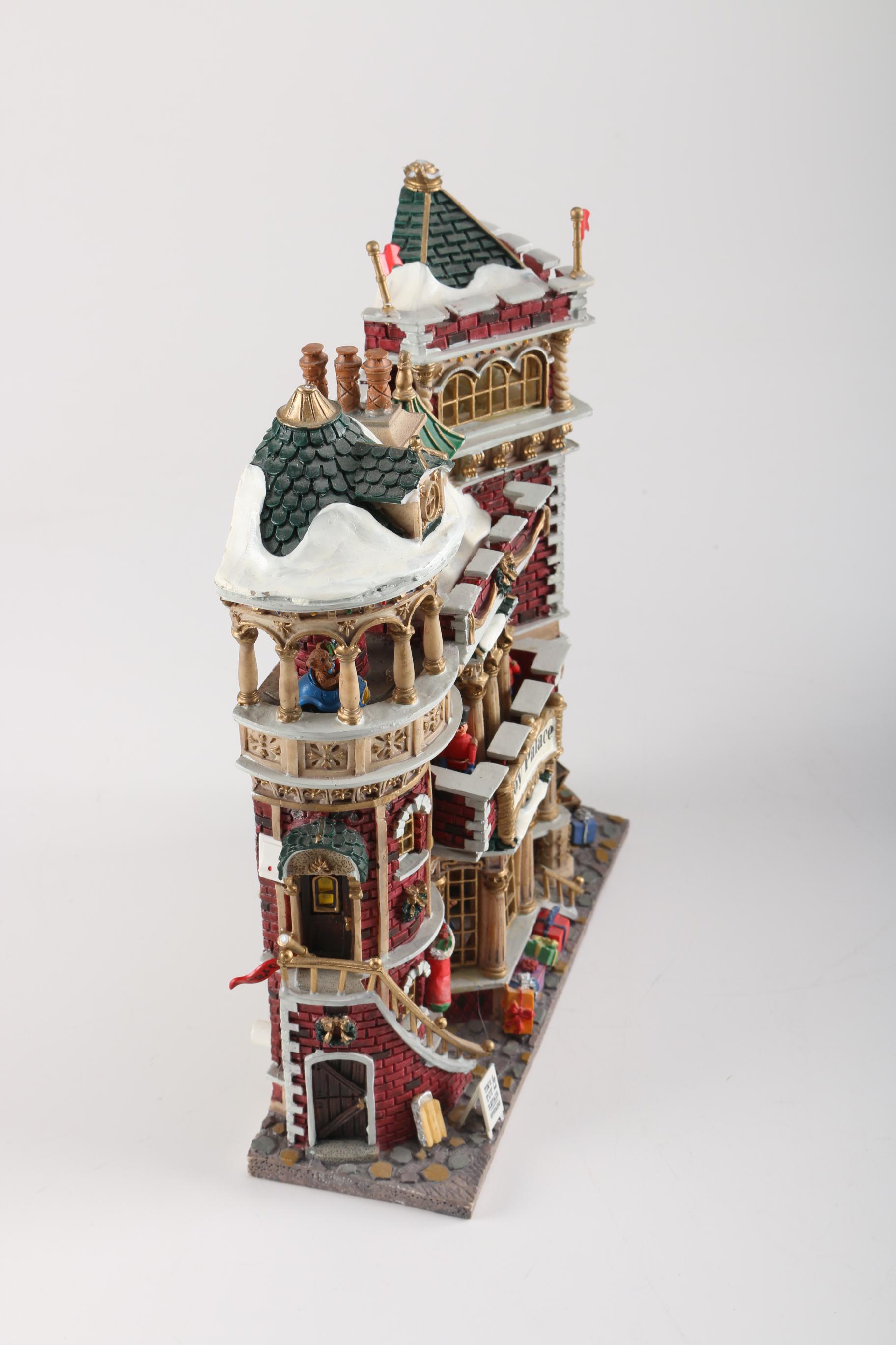 Lemax Model Village Lamp Buildings Including "Toy Palace" EBTH