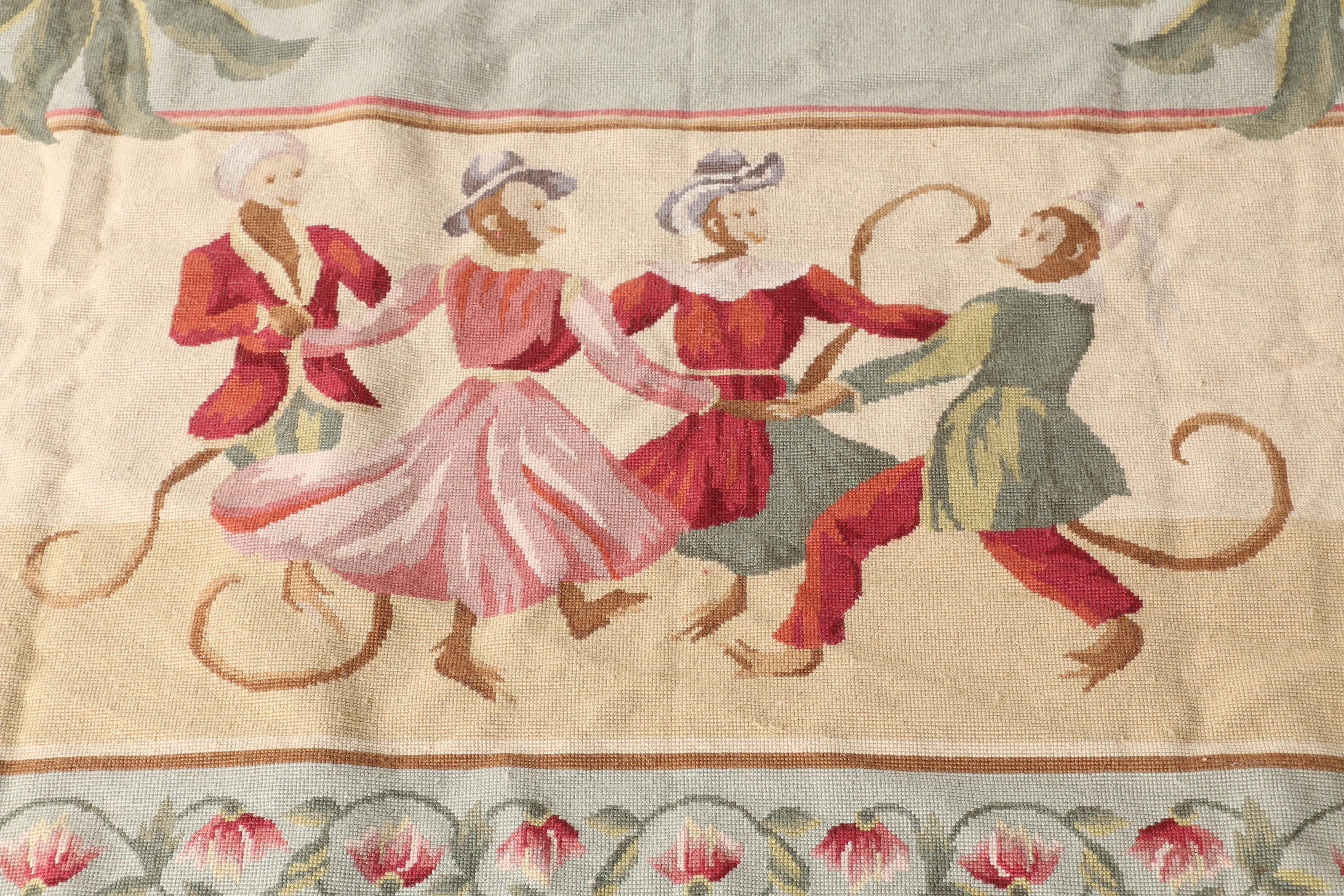 HandKnotted Pictorial Monkey Themed Area Rug EBTH