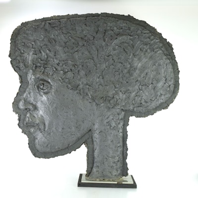 Original Tuska Cast Paper Bas-Relief Sculpture "Elliot"