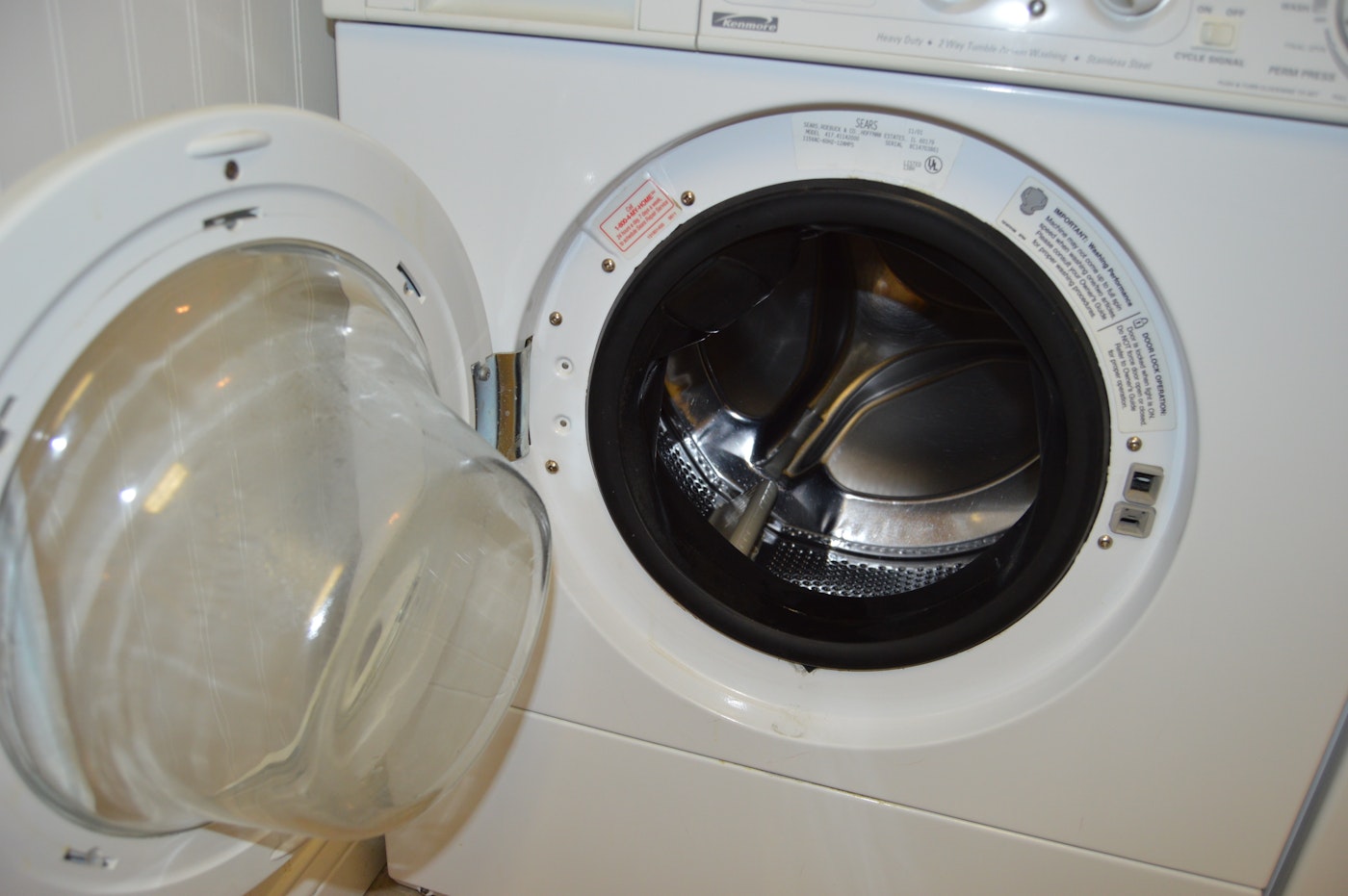Kenmore front load washer model 417 manual