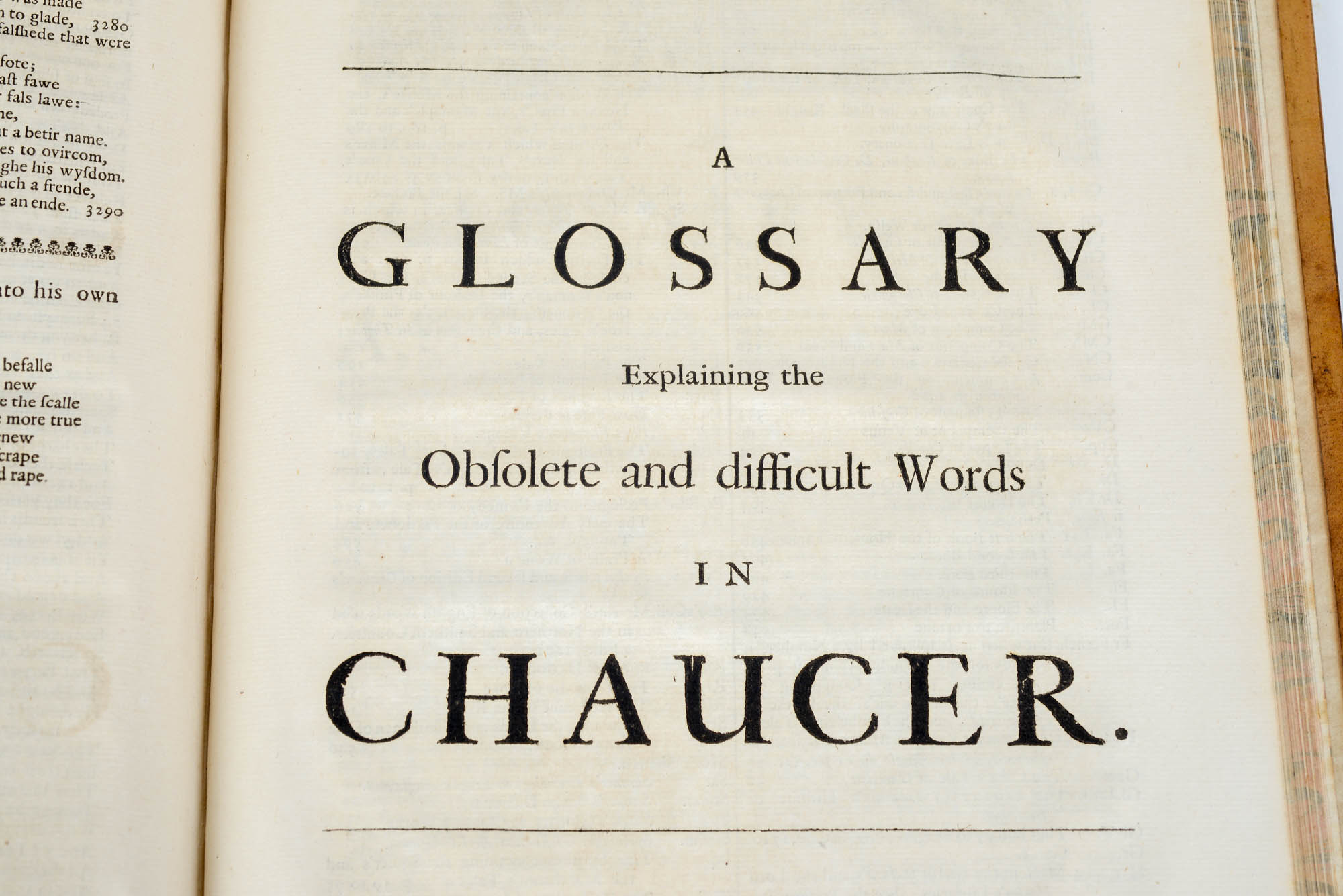 1721 "The Complete Works Of Geoffrey Chaucer" First Edition Edited By ...