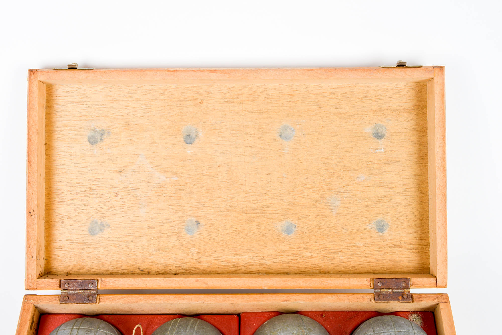 Vintage Bocce Ball Set in Original Wooden Box EBTH