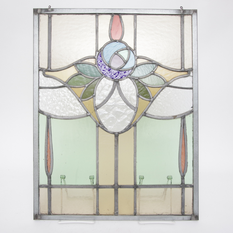 Two Stained Glass Window Panes EBTH