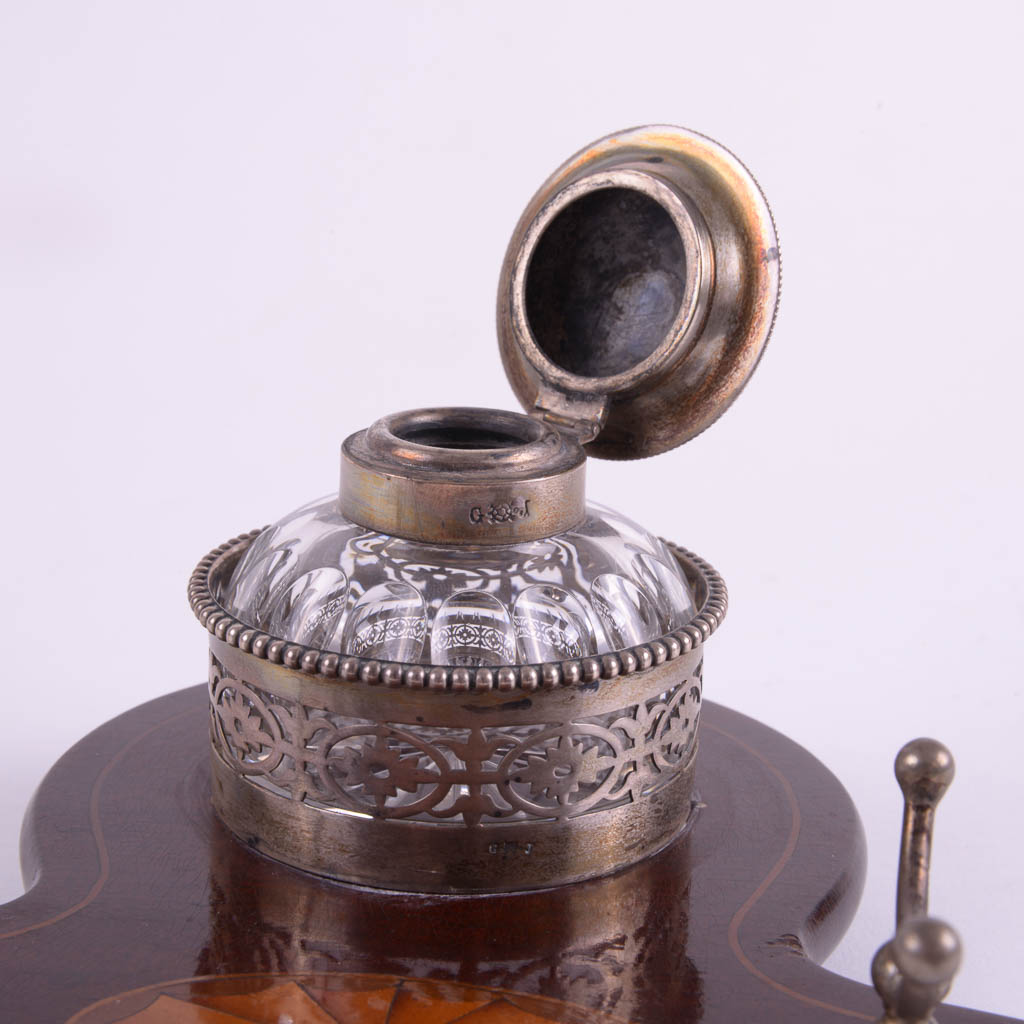 Antique Pen and Inkwell Set, Sterling Money Clip and More EBTH