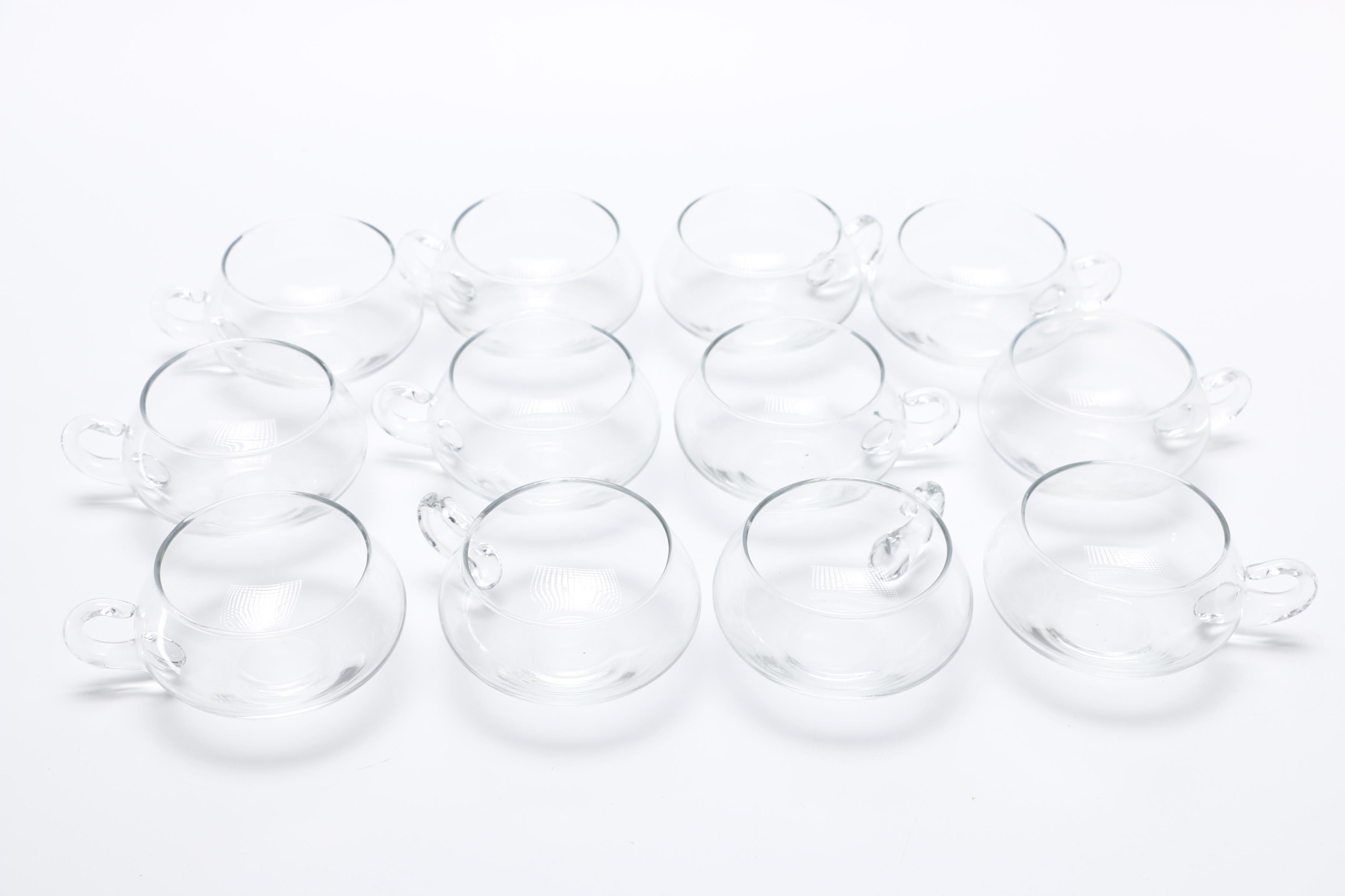 Punch Bowl and Glasses EBTH