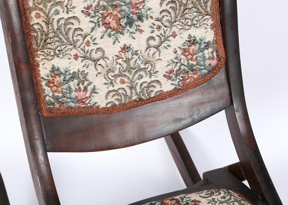 Antique Tapestry Rocking Chair EBTH