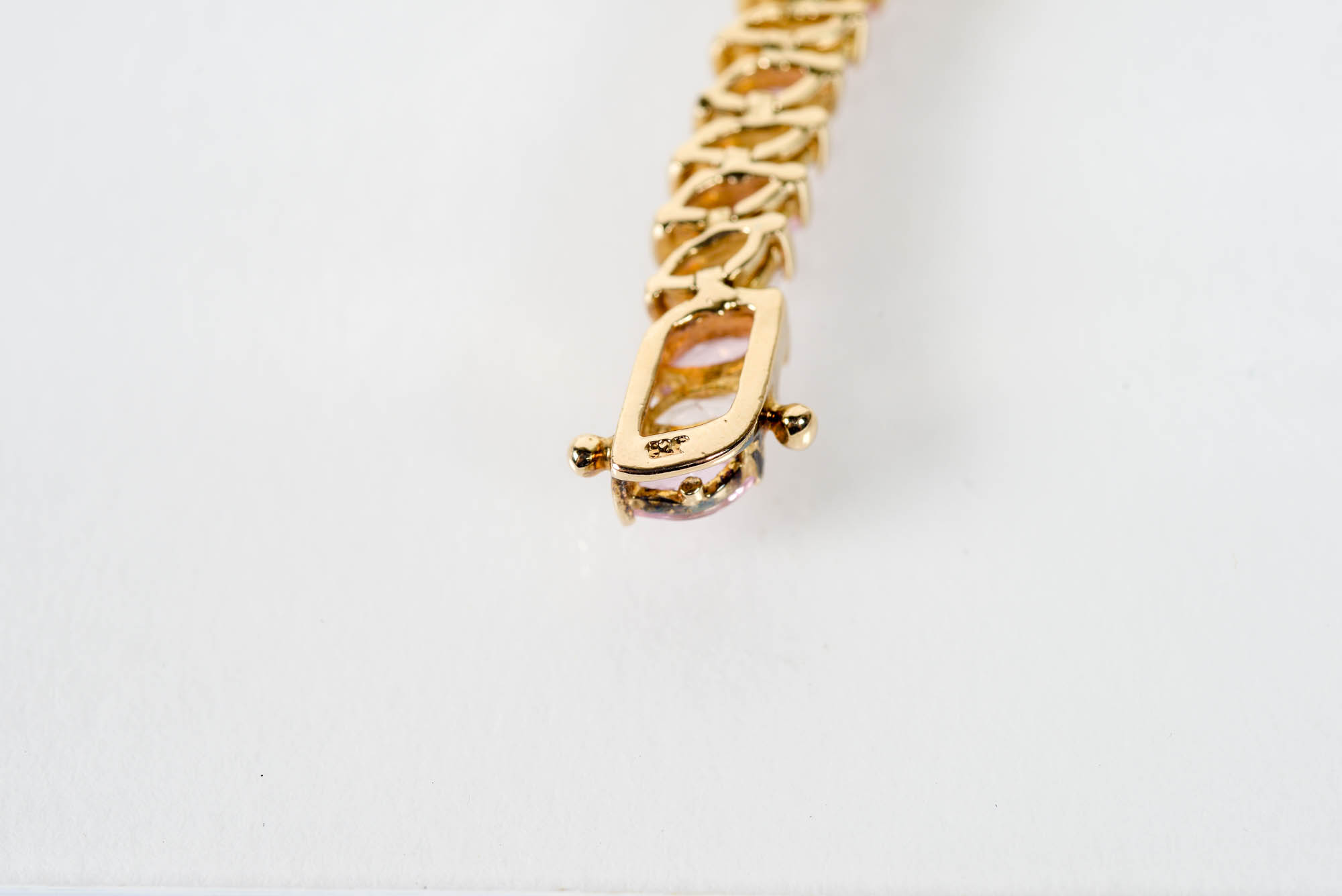 Vermeil Tennis Bracelet with Cubic Zirconia EBTH