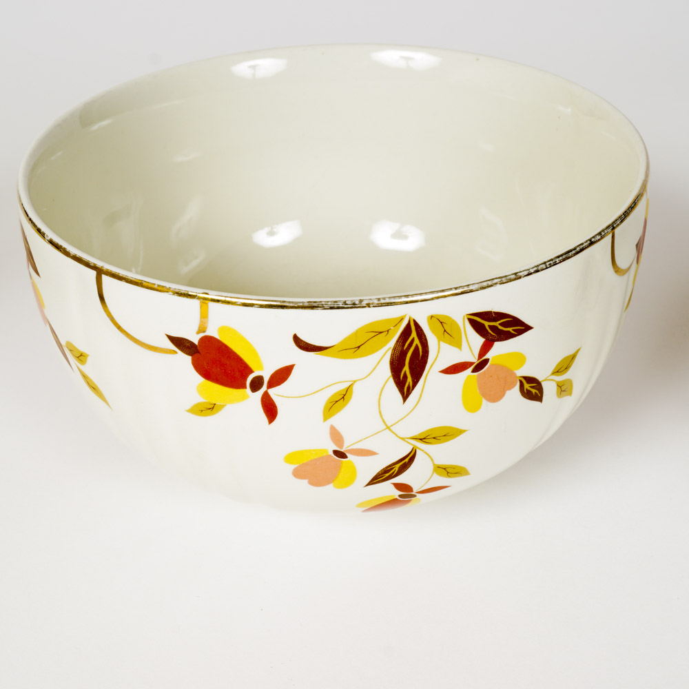 Hall's Jewel Tea "Autumn Leaf" Serving Dishes EBTH