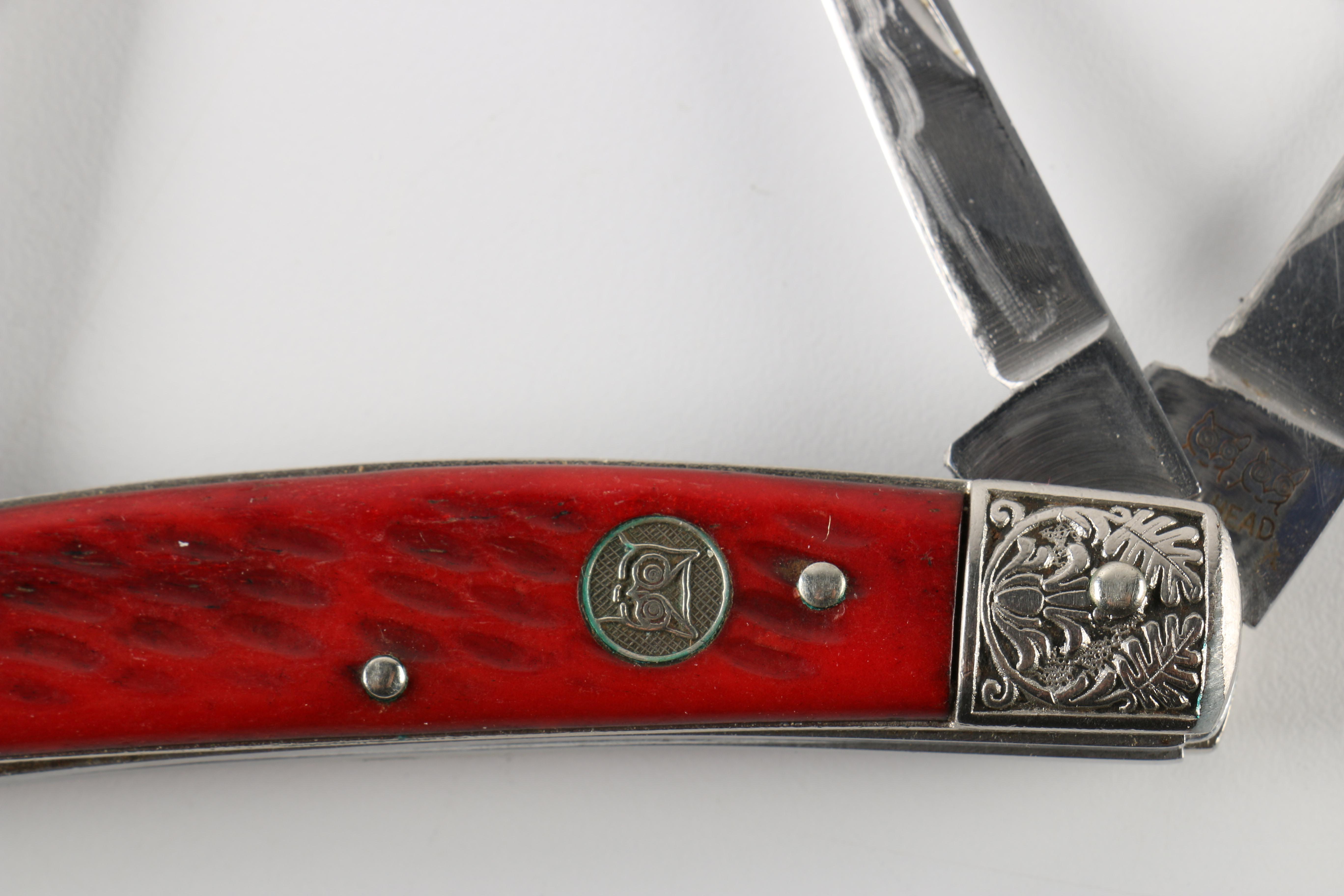 Solingen Owl Head Folding Pocket Knife EBTH