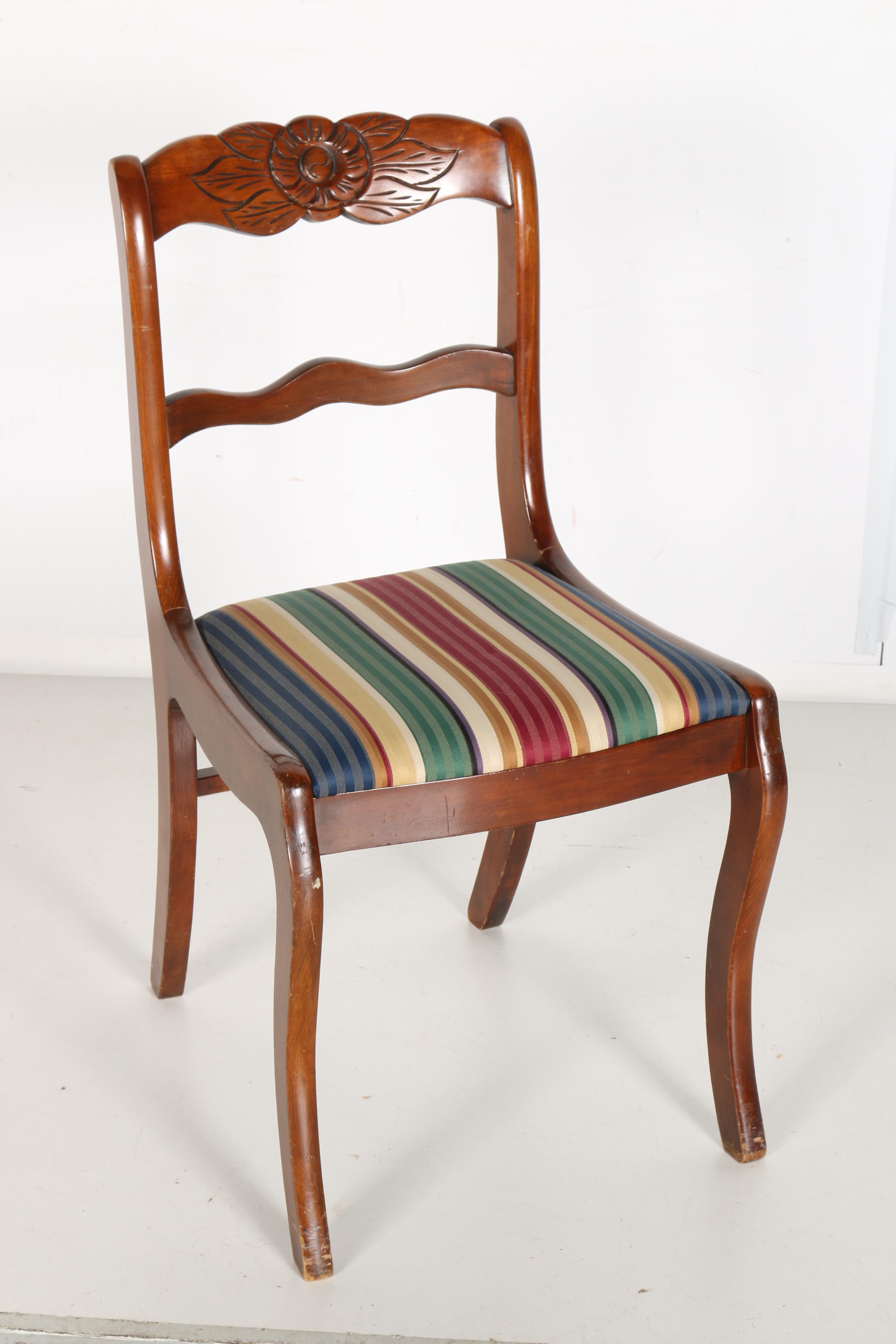 Regency Style Drop Leaf Table and Chairs by Jefferson ...