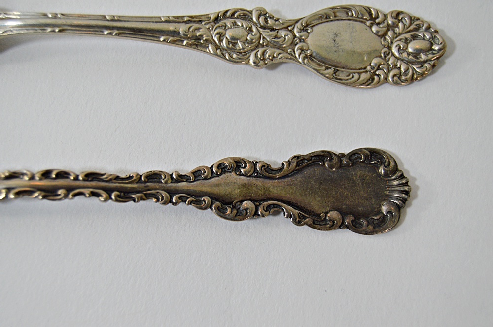 Five Antique Sterling Spoons and One Sterling Pickle Fork EBTH