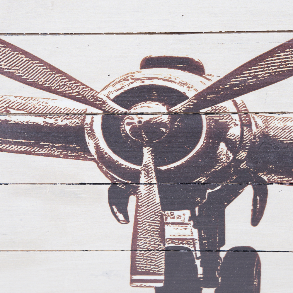 Pottery Barn Planked Airplane Panels EBTH