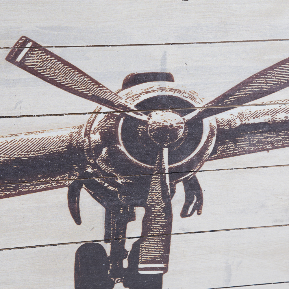 Pottery Barn Planked Airplane Panels EBTH