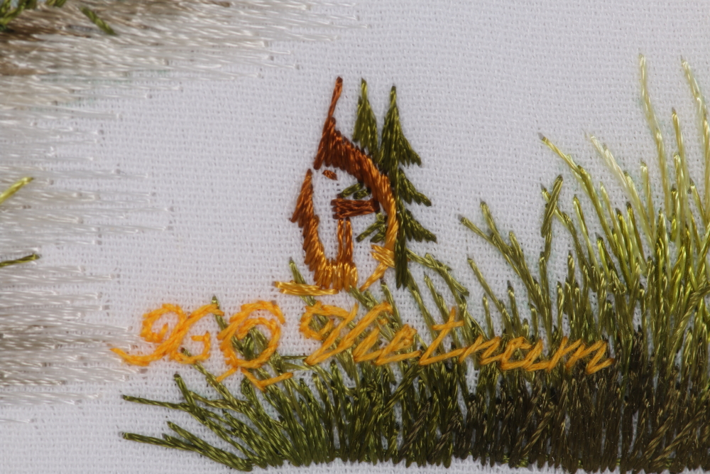 Vietnamese Silk Embroidery Art EBTH