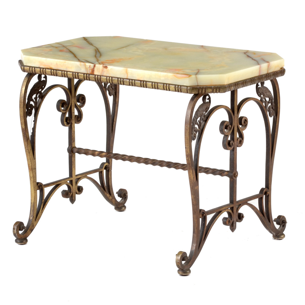 MarbleTop Accent Table EBTH