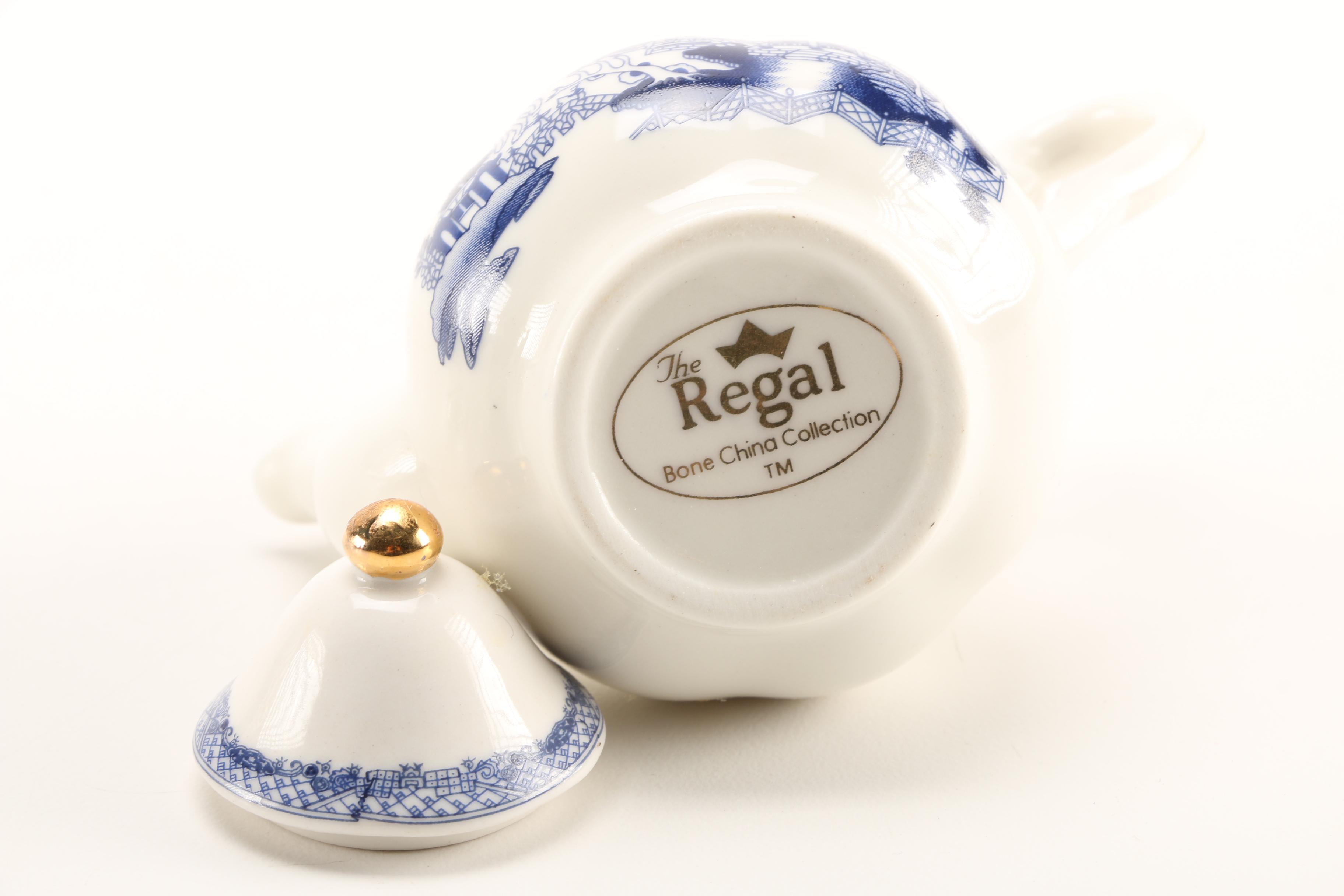 Regal Bone China Miniature Tea Set EBTH
