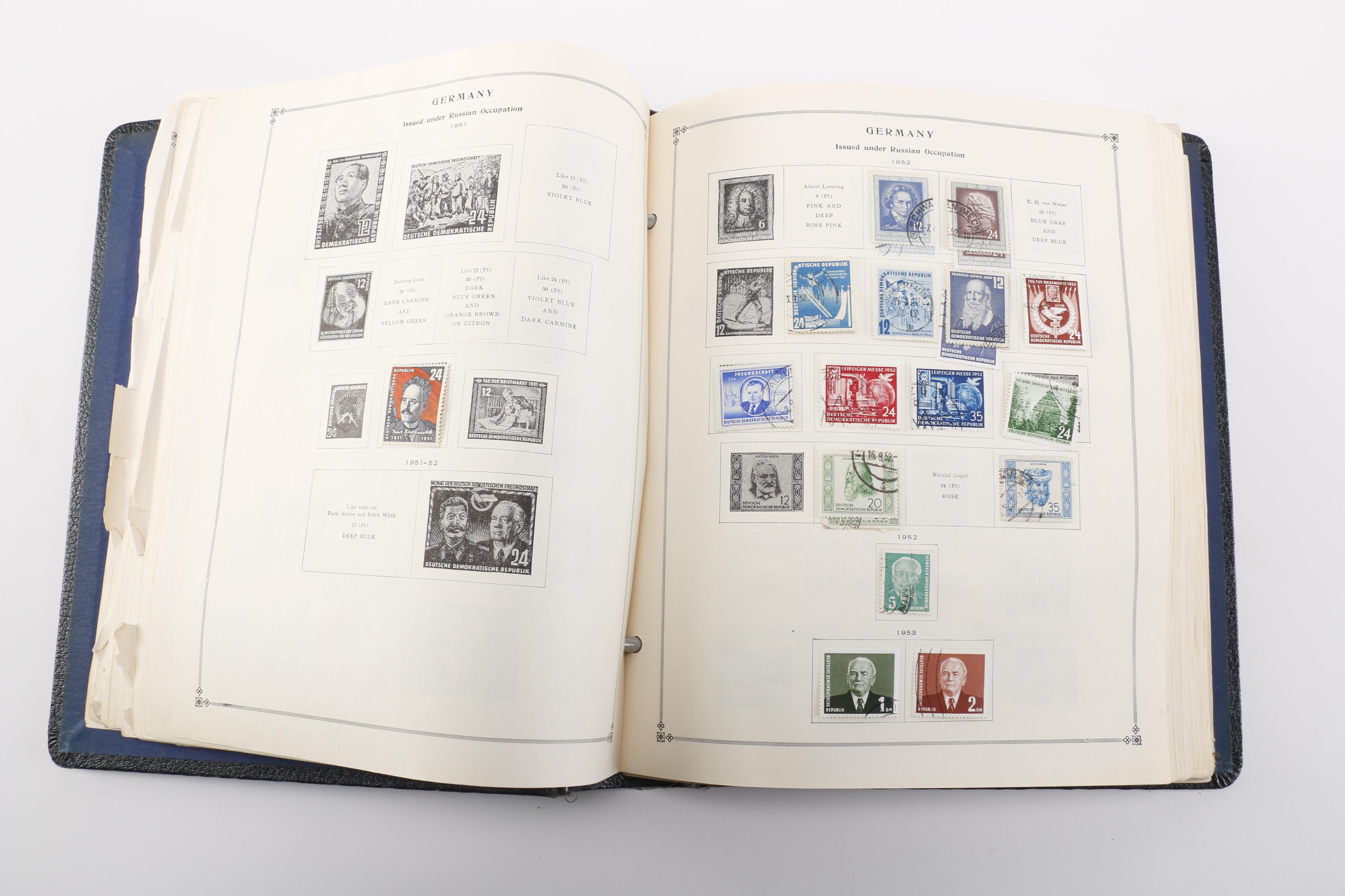 "International Postage Stamp Album" Volumes EBTH