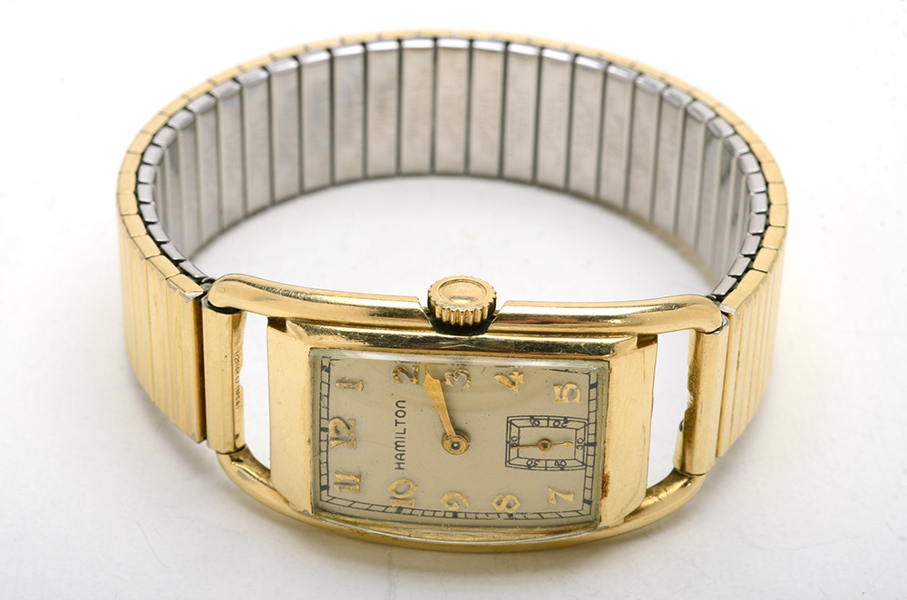 Men's Vintage Hamilton 14K Gold Filled Wristwatch EBTH