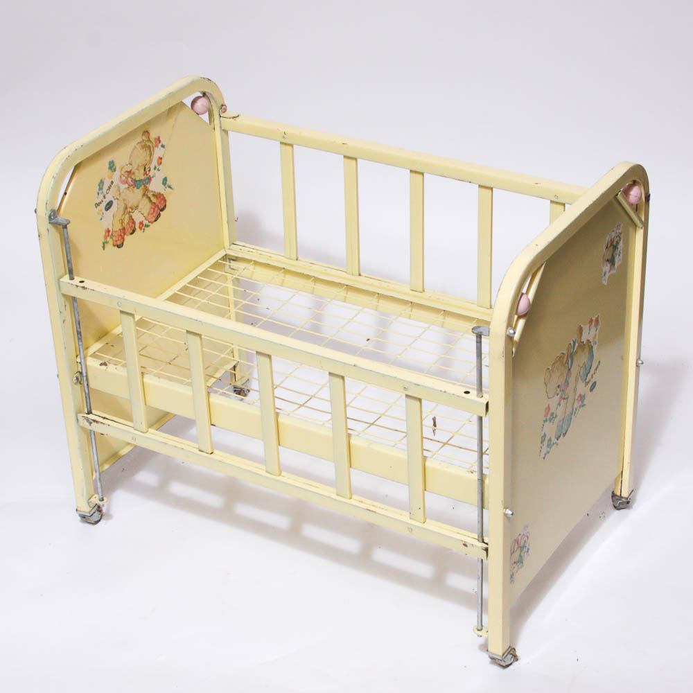 metal doll bed