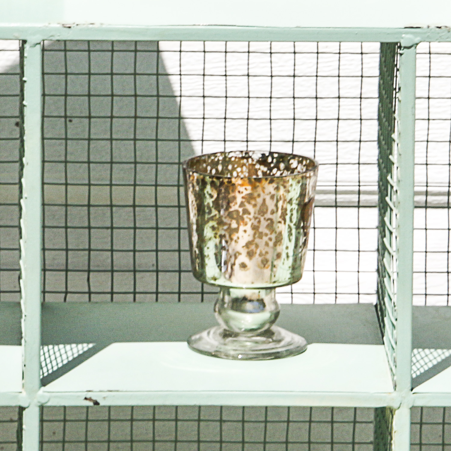 Vintage Metal Shelf and Tin Accessories EBTH