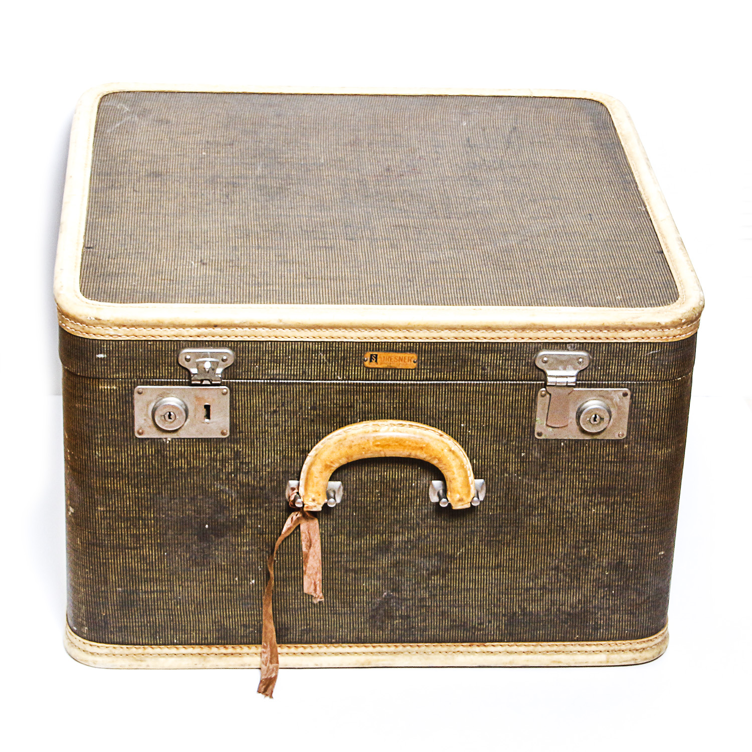 Vintage Square Dresner Suitcase EBTH